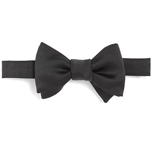 Butterfly Self-Tie Bow Tie - Black